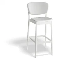 Valencia Barstool 75cm Backseatpad Whitepigment Prince