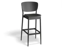 Valencia Barstool 75cm Seatpad Blackgrain Mdr