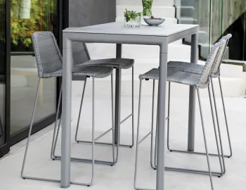 Breeze Range Bar Stool Light Grey