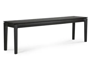 0 Bok Bench Oak Black 166cm