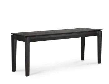 Bok Bench Oak Black 146cm