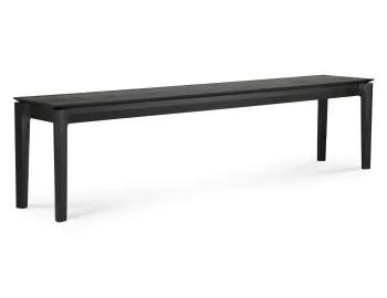 Bok Bench Oak Black 186cm