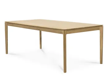 Ethnicraft Bok Extendable Dining Table Oak Natural 180cm 0000 Layer