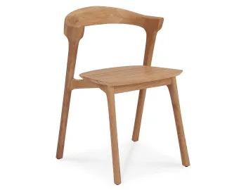 Ethnicraft Bok Outdoor Dining Chair Oak Natural