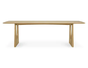 Ethnicraft Geometric Dining Table Oak Natural