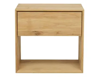 Ethnicraft Nordic Bedside Table Oak Natural 55cm