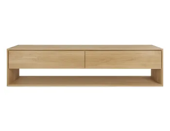 Ethnicraft Nordic Tv Cupboard Oak Natural 180cm