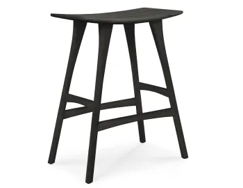 Ethnicraft Osso Counter Stool Oak Black