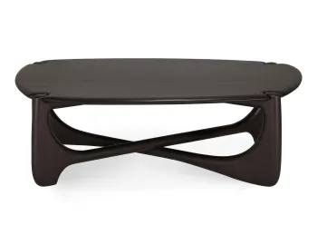 Ethnicraft Pi Coffee Table Mahogany Dark Brown 134cm
