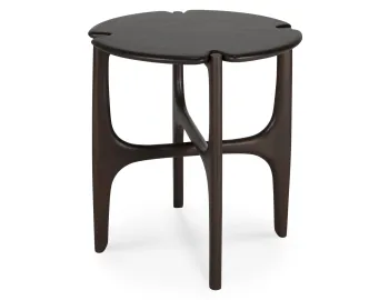 Ethnicraft Pi Side Table Mahogany Dark Brown