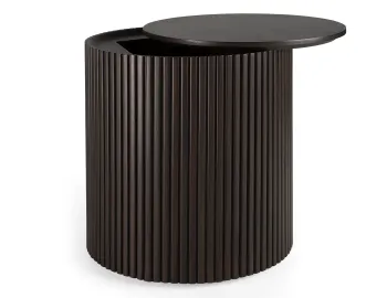 Ethnicraft Roller Max Side Table Mahoganhy Brown