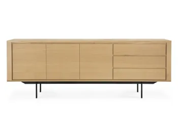 Ethnicraft Shadow Sideboard With Drawers 224cm
