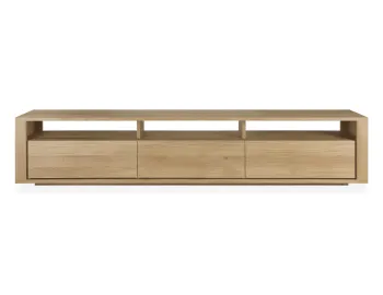 Ethnicraft Shadow Tv Unit Oak Natural 210cm