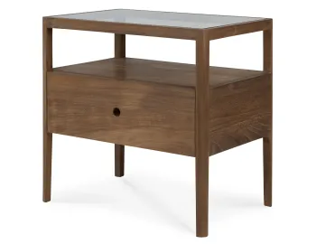 Ethnicraft Spindle Bedside Table Teak Natural