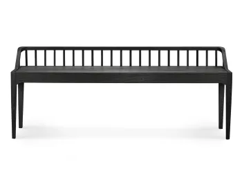 Ethnicraft Spindle Bench Oak Black