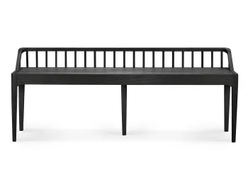 Ethnicraft Spindle Bench Oak Black