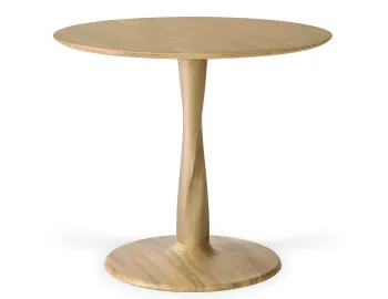 Ethnicraft Torsion Dining Table Oak Natural 90cm