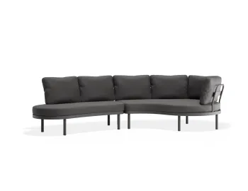 Aluna Outdoorsofa Configa Charcoal Darkgrey