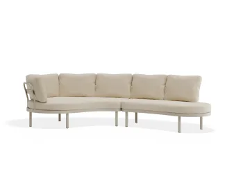 Aluna Outdoorsofa Configa Flipped Latte Husk