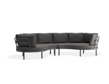Aluna Outdoorsofa Configc Charcoal Darkgrey