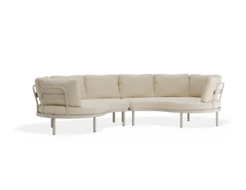 Aluna Outdoorsofa Configc Latte Husk