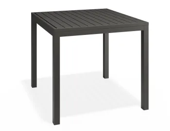 Halki Table 90x90 Charcoal