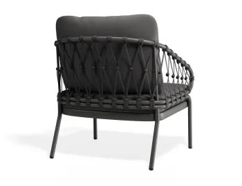 Kara Loungechair Charcoal