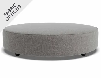 Lune Round Low Ottoman 120cm Fossil Product
