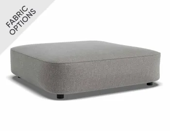 Lune Square Low Ottoman 100cm Fossil Product