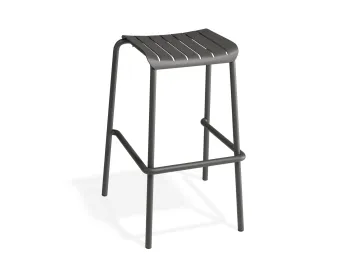Roku Backlessbarstool Charcoal