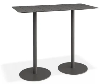 Roku Bartable 130x65 Charcoal