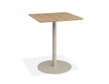 Roku Teakcafetable 65x65 Latte
