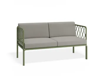 Sevillev2 2seater Greenframe Lightgreycushion