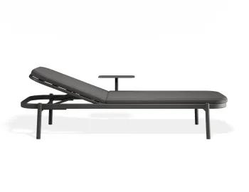 Verano Sunlounge Sidetable Charcoalframe Darkgreyfabric