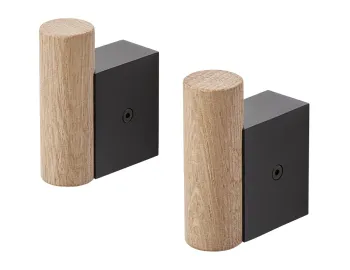Attach Coat Hook 0002 Attach Coat Hooks Black Oak 2 Set Muuto 5000x5000 Hi Res