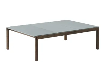 Couple Coffee Table 120 Blue Dk Oil