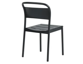 Linear Range Side Chair Black