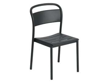 Linear Range Side Chair Black