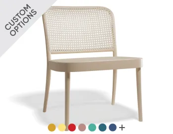 811 Lounge Chair Cane Natural Banner Dots