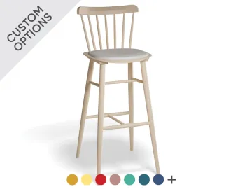 Ironica Bar Stool Upholstered