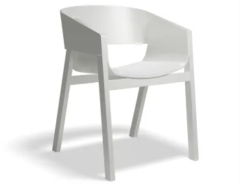 Merano Armchair Seatpad Whitepigment Prince