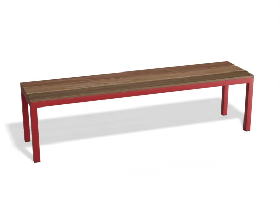 P 4 Cape Outdoorbench Flamered