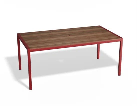 P 4 Moonah Outdoordiningtable Flamered