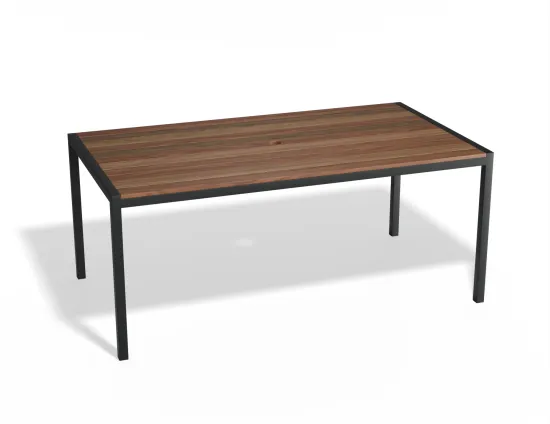 P 6 Moonah Outdoordiningtable Charcoal