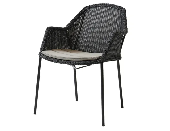 Breeze Outdoor 0025 Breeze Chair Black Taupe Y