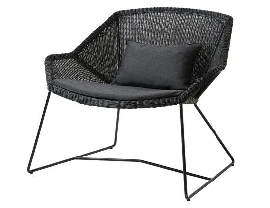Breeze Outdoor 0053 Breeze Lounge Chair Black Black YSN