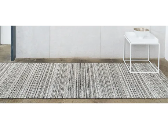 Chilewich Shag Skinny Stripe Birch Runner