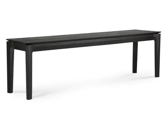 0 Bok Bench Oak Black 166cm