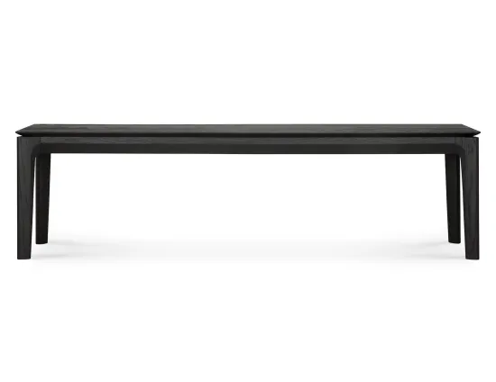 0 Bok Bench Oak Black 166cm