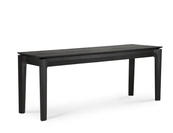 Bok Bench Oak Black 146cm